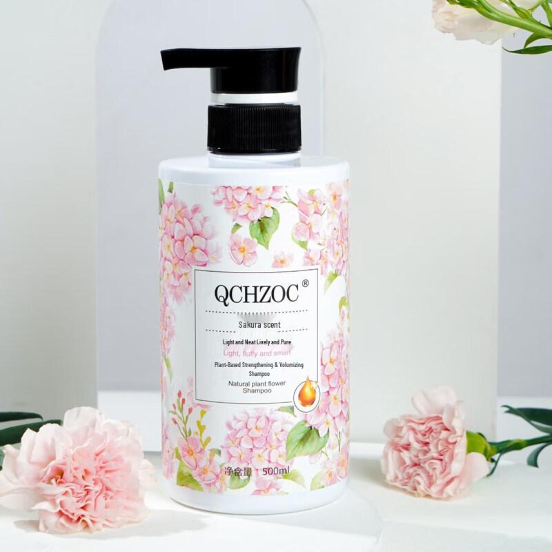 QCHZOC Cherry Blossom Volumizing & Nourishing Shampoo