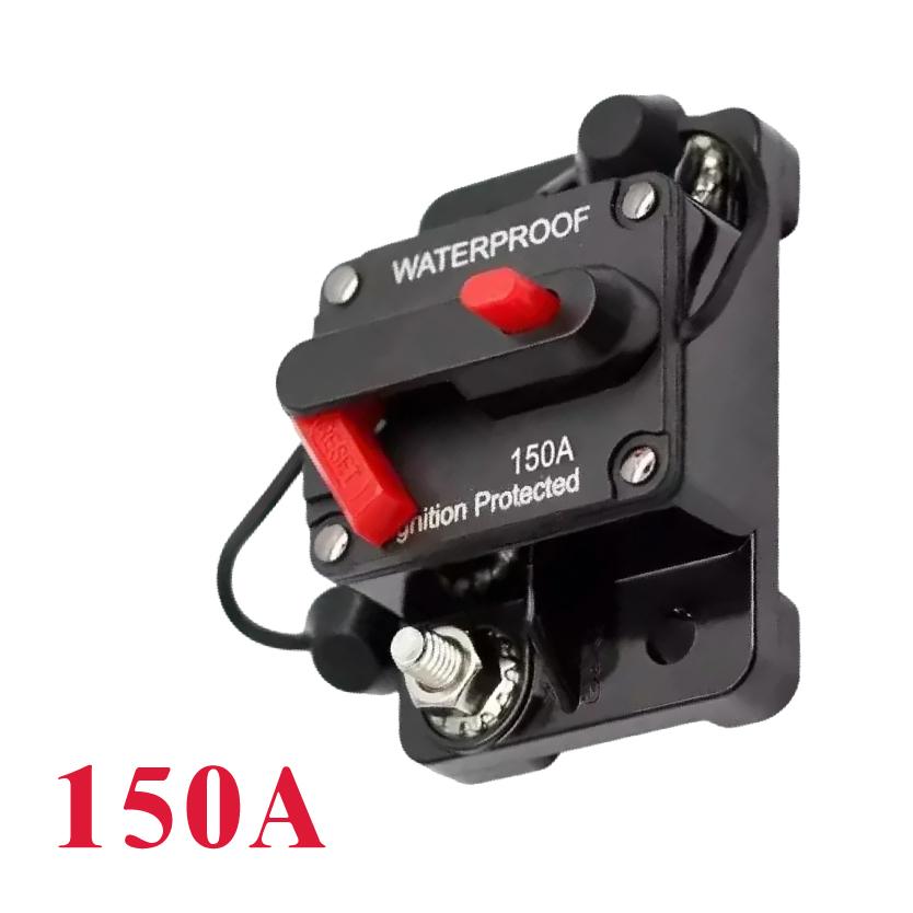 Car Audio System Waterproof Marine Circuit Breaker Reset Fuse 12V- 48V DC 40A 60A Reset 20A To 300A Circuit Breaker 6