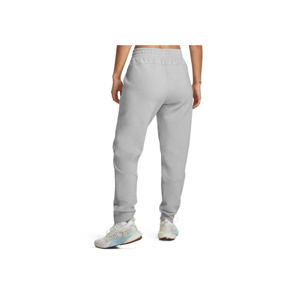 Under Armour Unstoppable Solid Fleece Training Jogger Pants Women bottoms Gray 1379846-011