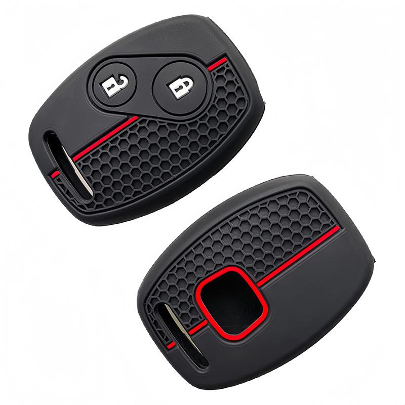 Custodia Cover in Silicone per Chiave Auto a 2 Pulsanti per Honda Civic 2006-2011 Accord Crv 2003 2007 Jazz Hrv