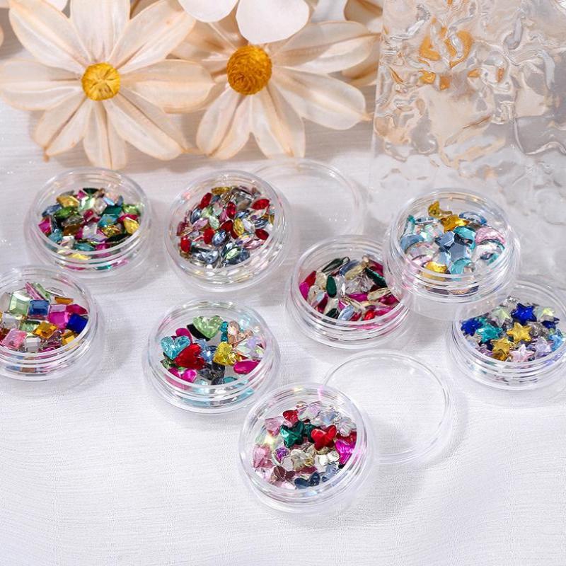 1 Zestaw Dentalne Kryształki na Zęby Kryształowe Szkło Diament Ornament w Kształcie Motyla Narzędzia do DIY Różne Kształty Kolor Ozdoby do Biżuterii na Zęby