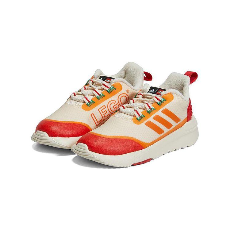adidas LEGO x Racer TR I Ecru Tint Bahia Orange Baby Sneakers Cream Red GW4003
