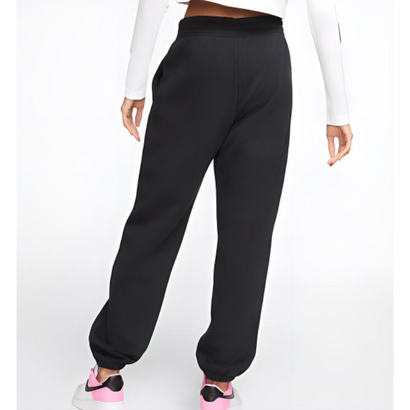 Nike Solid Logo Print Sports Pants Women bottoms Black DV7093-010