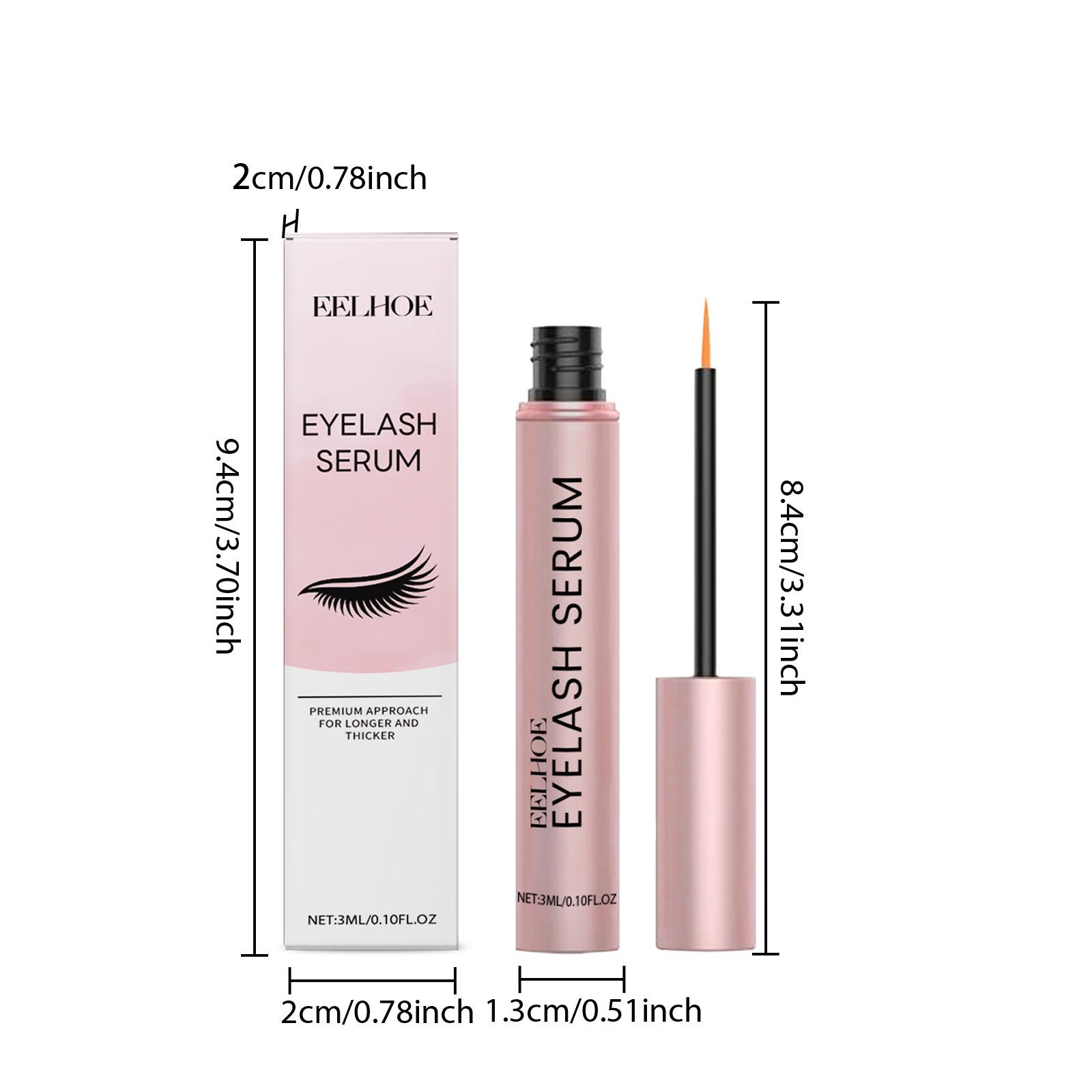 Eyelash Nourishing Serum With Peptide Biotin Lash Care Liquid Brow Enhancer Treatment Non-Irritating Eye Makeup Tools 3ml 1PC