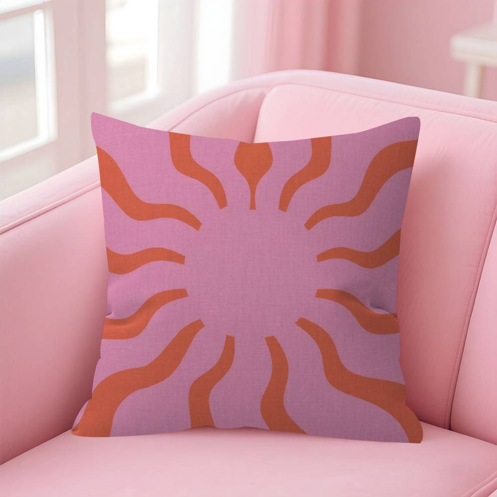 Art Abstract geometric  Pillow Cushion Cover Pillowcase Living Room Sofa Home Decor Customized