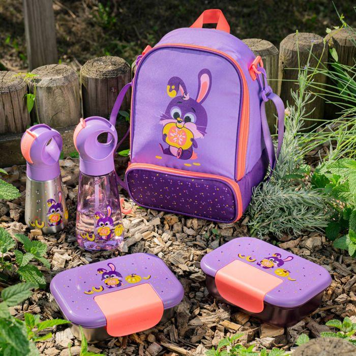 Boîte Repas - MAPED PICNIK - Ecozen 900ml - Violet - Ouverture Facile - Micro-Ondes et Lave-Vaisselle