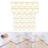 30 Pieces Locking Stitch Markers Set Zinc Alloy Cute Charms Rings Crochet Accessories for