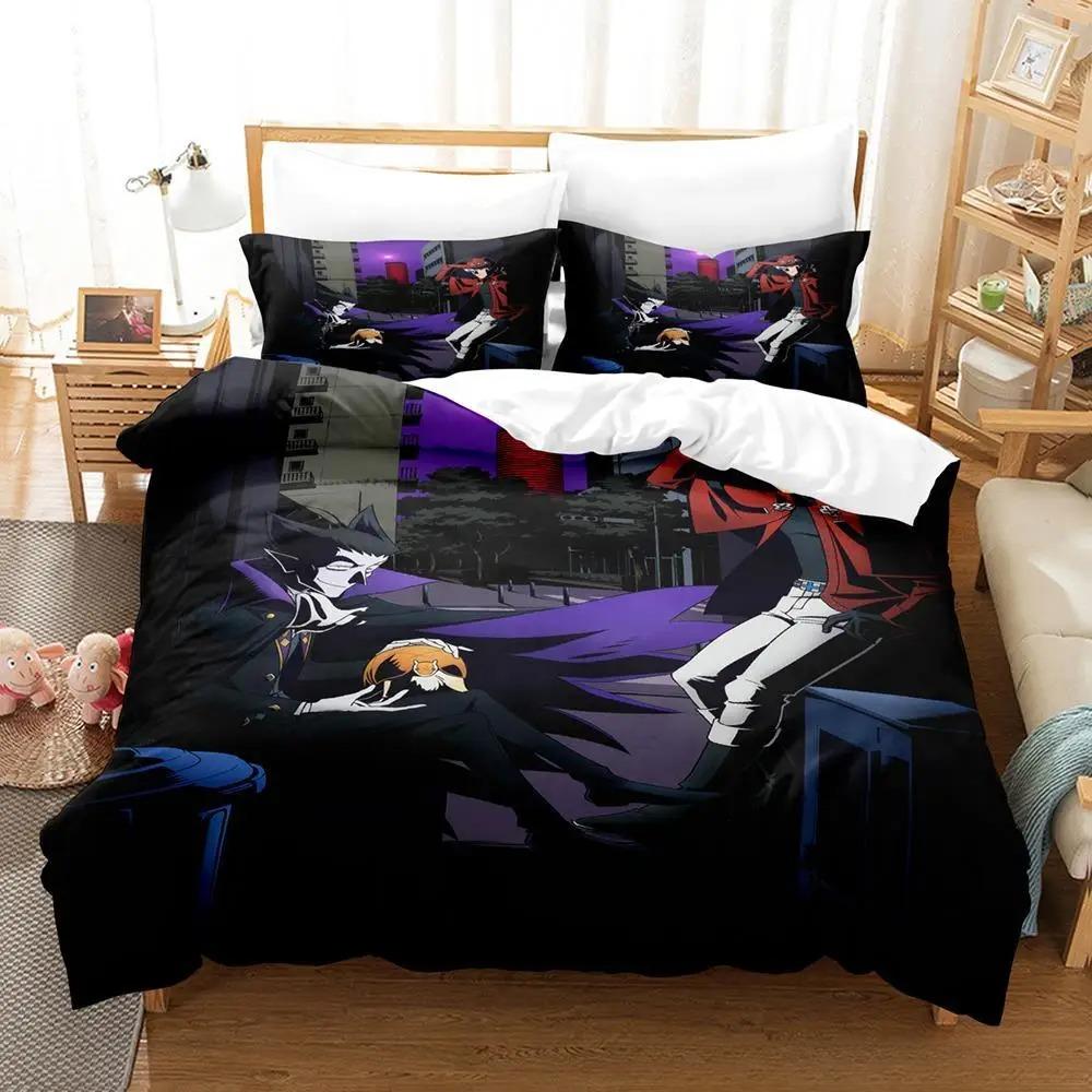 The Vampire Dies In No Time 2 Bedding Set Cartoon Anime three-piece Set Adult Kid Bedroom Duvet Cover Sets 3D Print Kawaii Anime