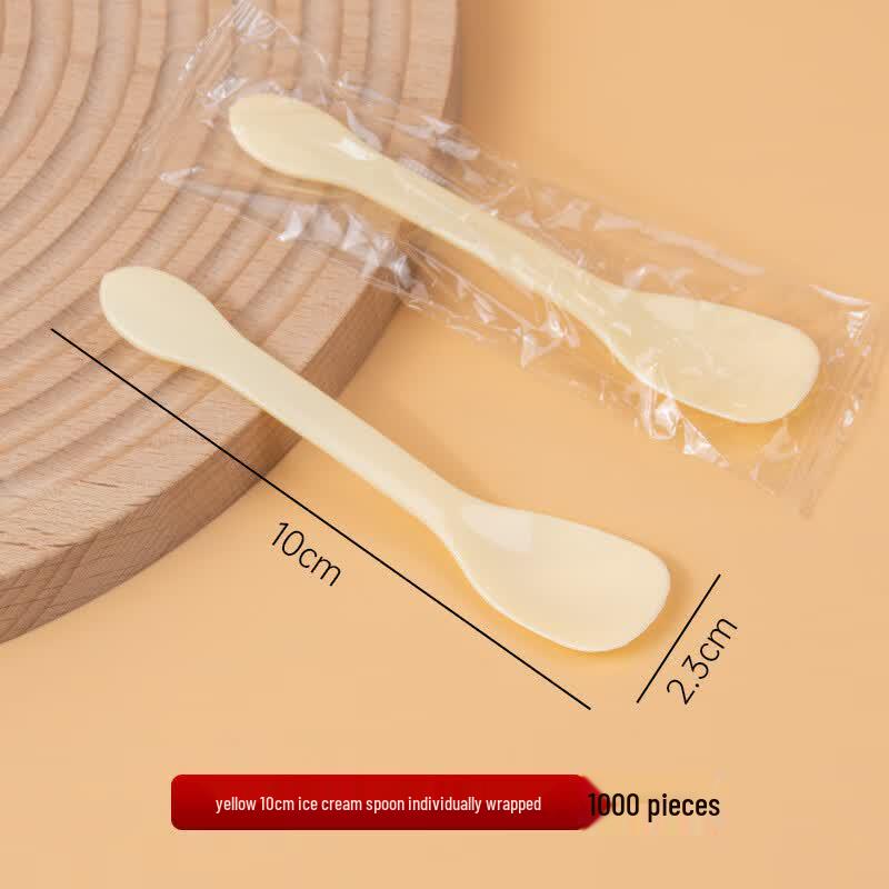 Disposable Dessert Spoon жёлтый