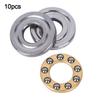 10pcs Thrust Ball Bearing Miniature High Precision Flat Steel Bearings Set
