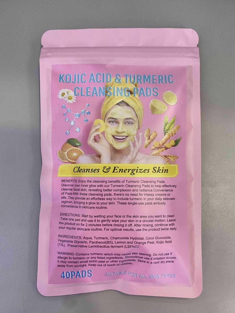 Turmeric Kojic Acid Exfoliating Sponge Cleansing Pad - Hot Skincare Seller