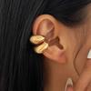 Zinc Zinc Alloy Multilayer Hollow Ear Clips Gold Ear Cuff Jewelry Creative Fake Piercing Earrings Punk