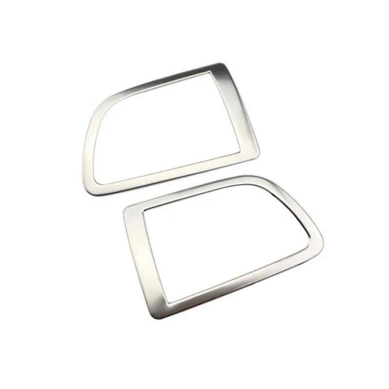 

Для Samsung QM6 2016-2022, для Renault Koleos, автомобильные хромированные наклейки на отделку кондиционера, наклейки на чехол Stainless