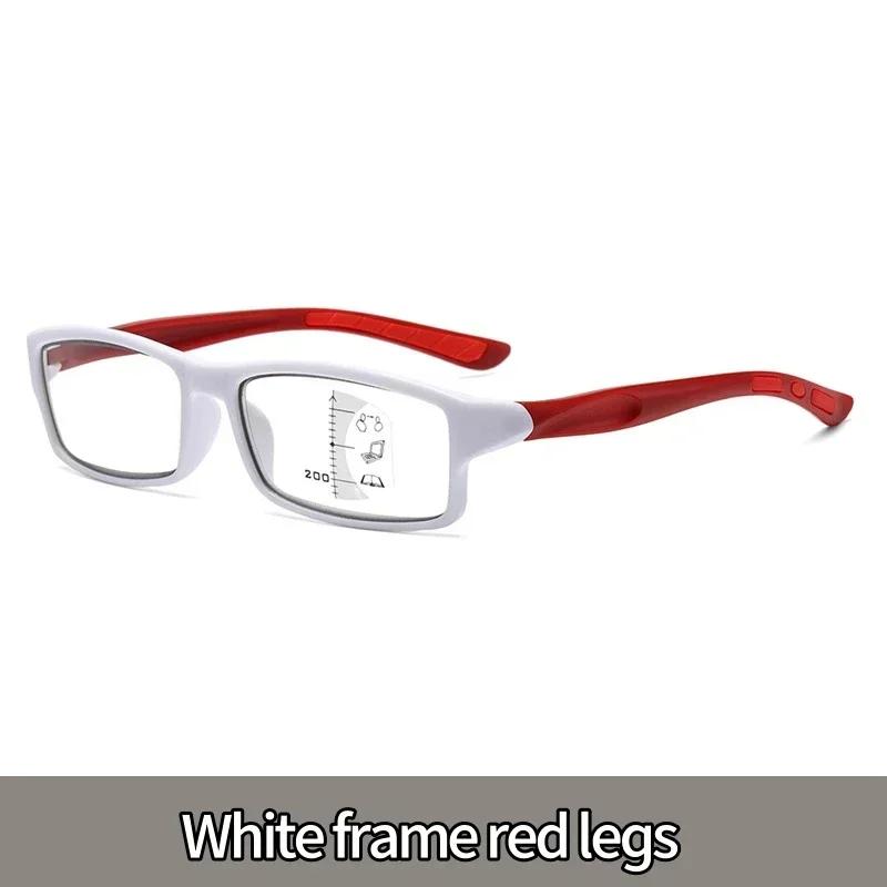 7 Colors Multifocal Reading Glasses for Men ladies Trendy Retro Square Progessive Glasses Classic HD Lens Presbyopia Eyeglasses
