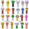 24/48pcs/Set Italian Brainrot Tung Tung Tung Sahur Sprunki Action Figure Toy Cartoon Movie Wenda Model Doll Figurines Kids Gift