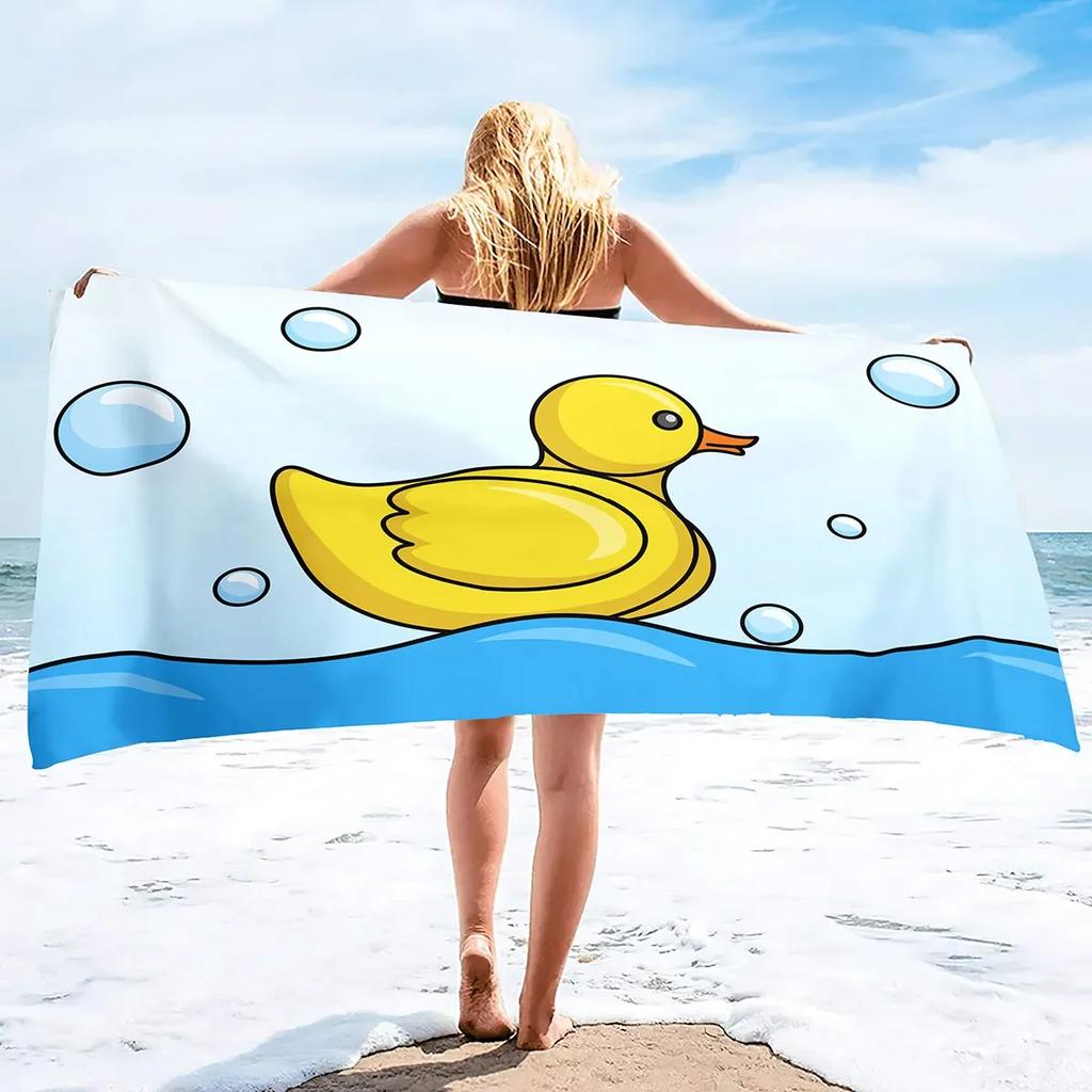 Duck Beach Towel Chair Thick Soft Quick Dry Lightweight Absorbent Towel Blanket Extra Large Pool Swim Travel Soft Towel Blanket