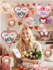 14pcs Mother's Day Balloon Set, Suitable for Mother's Day, Holiday Decorations, A Gift for Mom, The Best Mom.