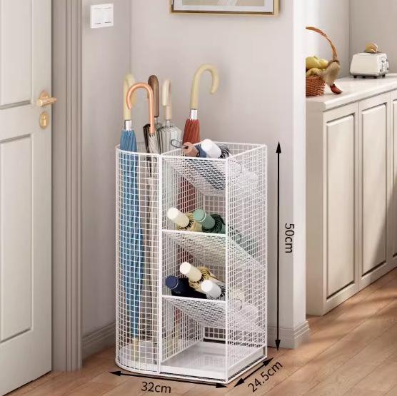 Public Place Umbrella Rack: Store, Lobby, Classroom Storage & Drainage Solution