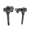 Paar Lenkung Strut Knuckle Spindeln 14mm Gewinde für 50cc 110 150cc Trommel Bremse Rad Hub Gehen Kart