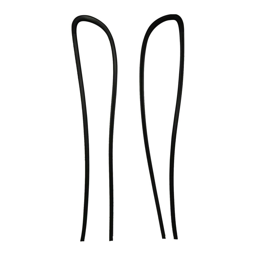 1 Pair Quarter Window Glass Molding RH & LH Set For Honda CR-X CRX EF8 1988-1991