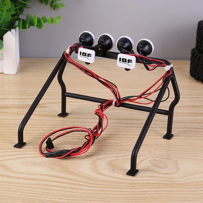 Metal Roll Cage Bucket RC Car Roof Rack Roll Cage Bucket for RC4WD 1/10 TF2 Remote Car Accessory