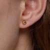 [LOMET] 14K GF Classic Ball Earrings_MJ5007BFE
