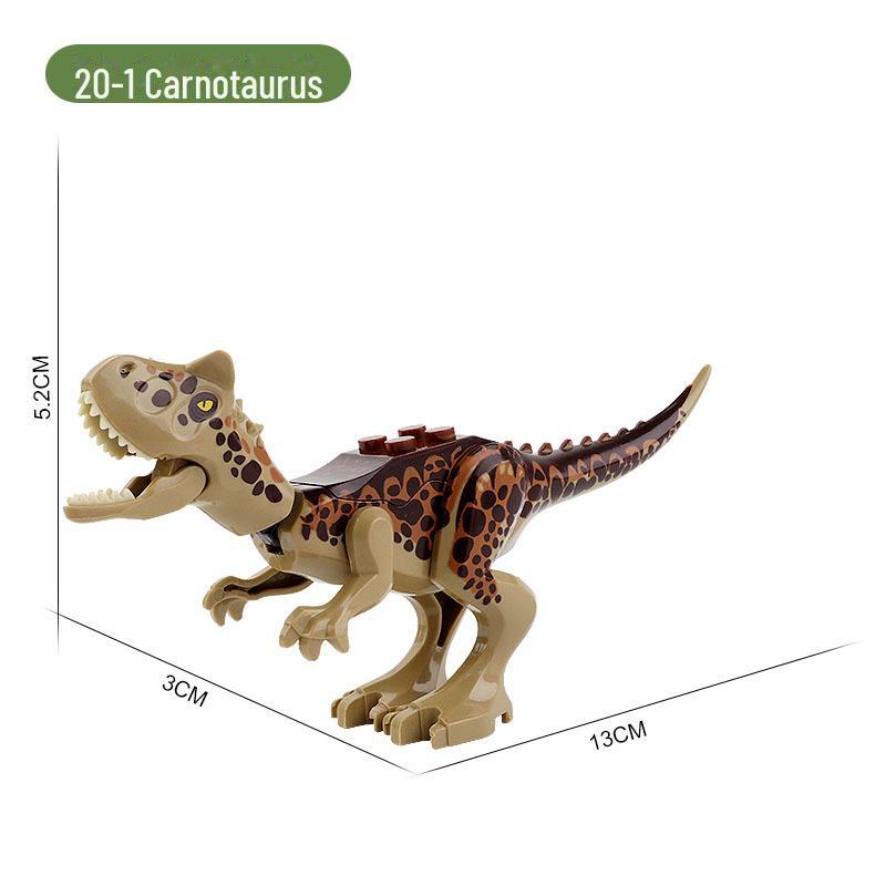 Dinosaur Building Blocks Scene Supplement Pack with Large and Small Particles - One Piece Delivery