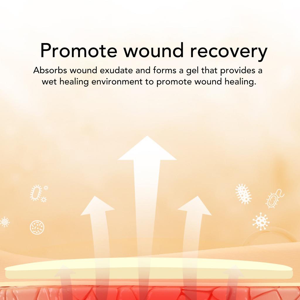 15x15cm Bordered Adhesive Foam Dressing Adhesive Bandages Pressure Sore Patch Bedsore Patches Foam Wound Dressing