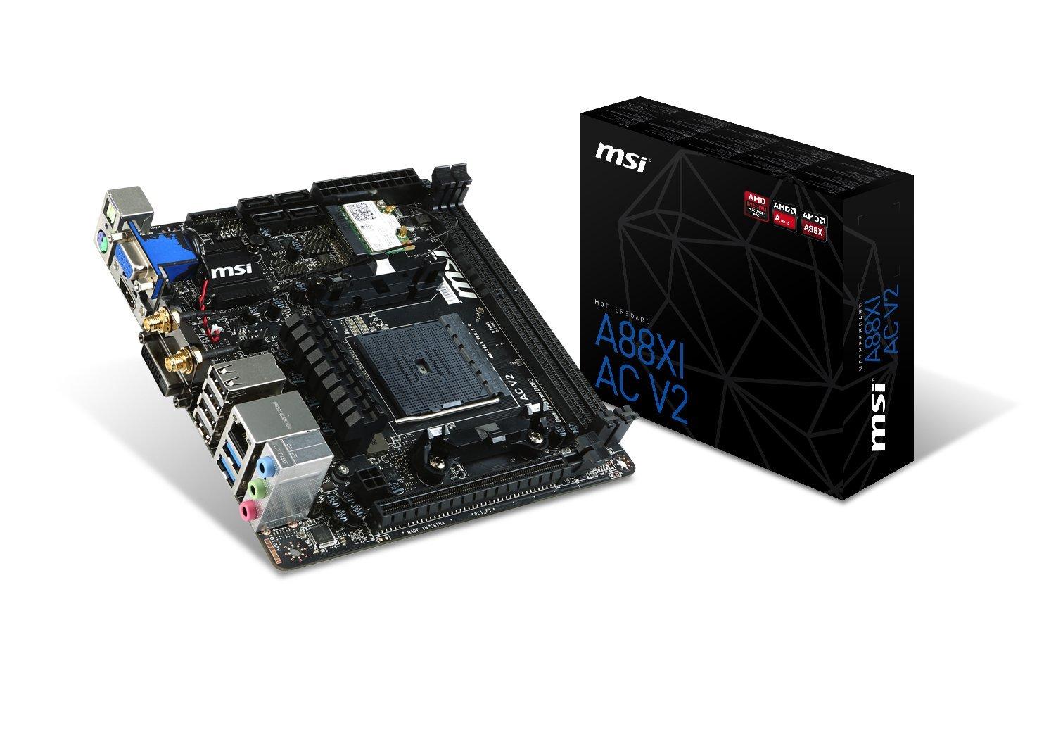 

MSI A88XI AC V2 AMD Godavari сумісна материнська плата MB2377 A88XI AC V2 Mini-ITX