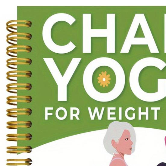 30-Day Chair Yoga Guide Book Adults Seniors Beginners Strength Flexibility Balance Training Sitting On Chair Weight Loss Challenge Book