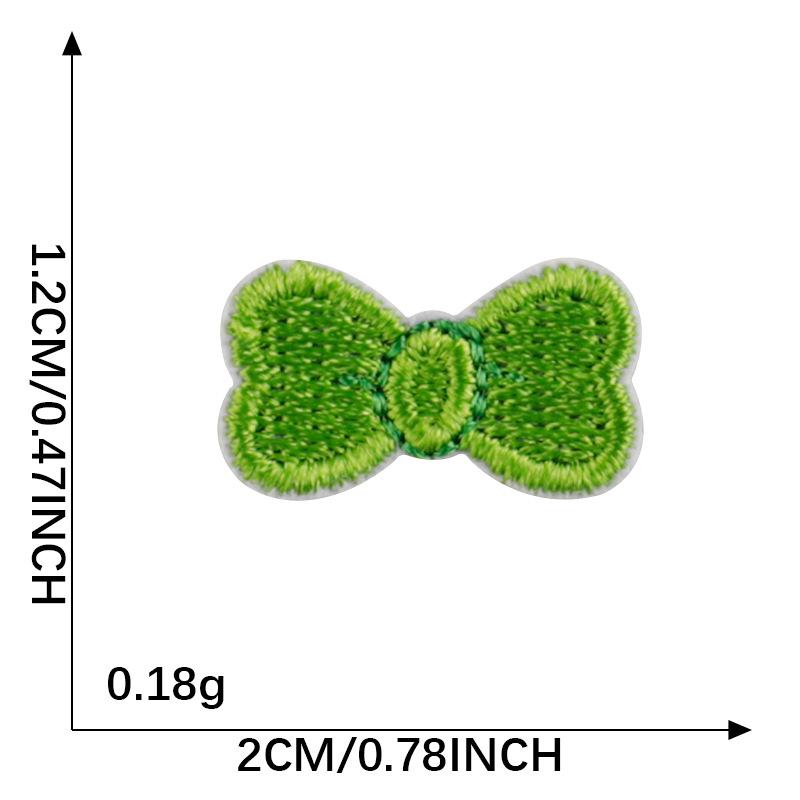 

Корейская мультяшная вышитая нашивка с бантом для аксессуаров своими руками