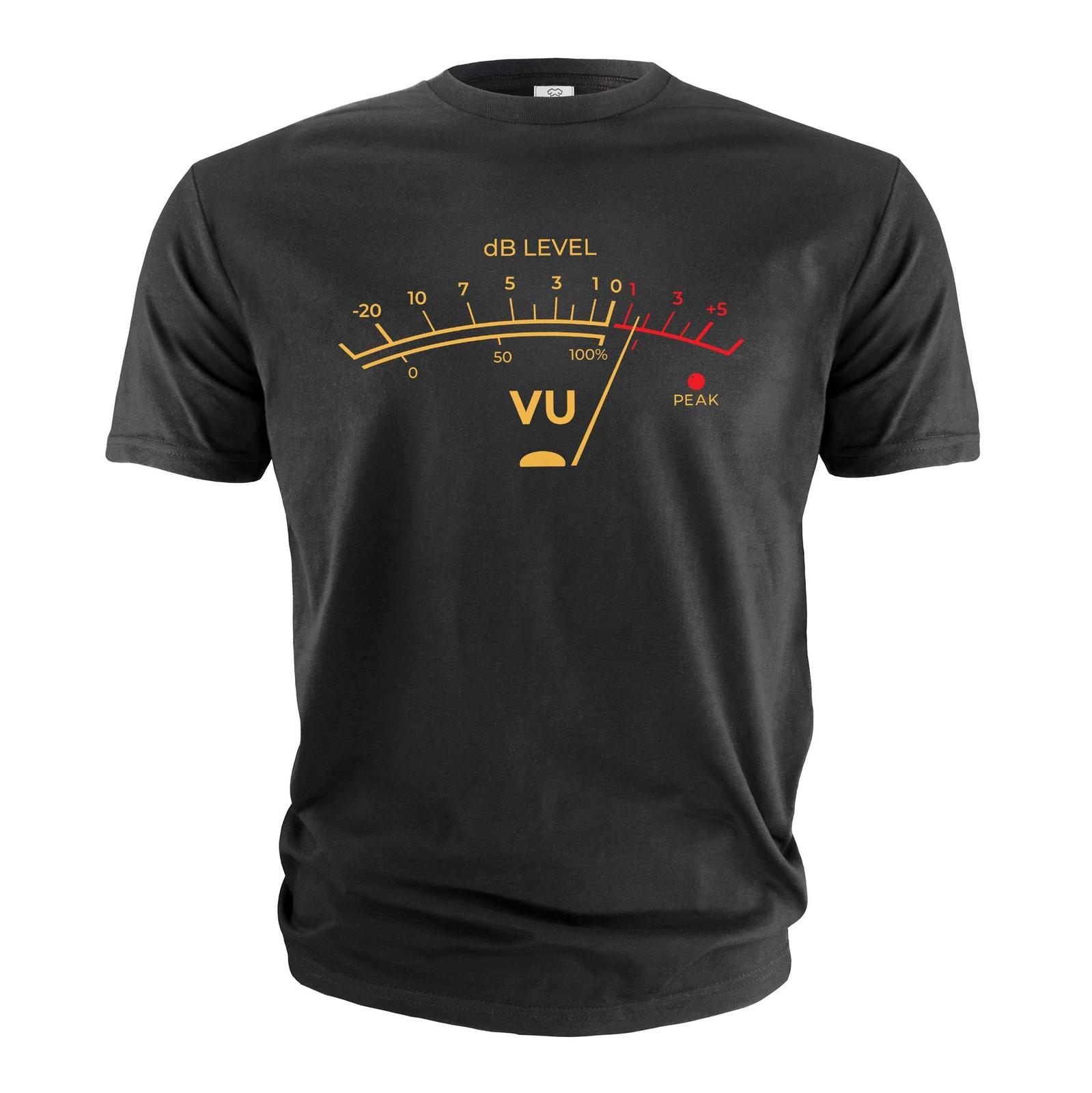 VU Meter Sound Level Studio T-shirt Music retro Audio Engineer Recording T-shirt XL