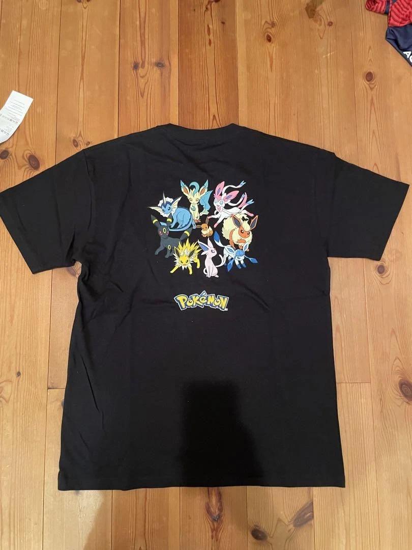 NEWERA Pokemon Eevee Eevui 100% Cotton T-shirt Mens Tees Top M