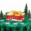 20Pcs Festival Paper Snack Plates Holiday Dinnerware For Christmas Gatherings Cookie Treats Biodegradable Serving Trays
