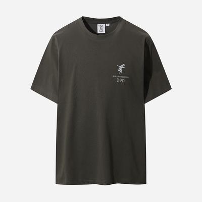 DOD Sorona Graphic Short Sleeve T-Shirt (D.Charcoal Grey)