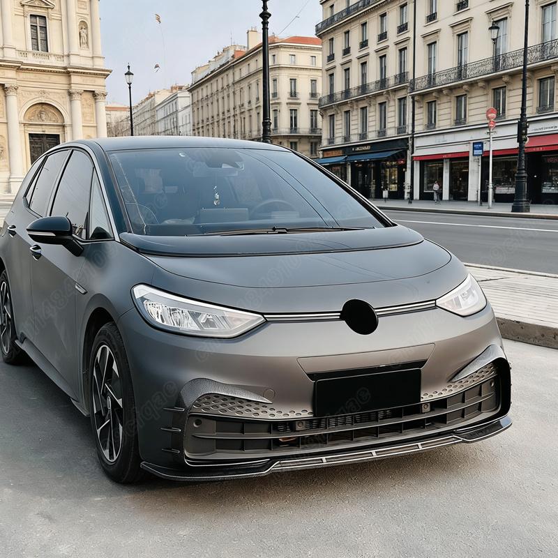 Für VW ID.3 ID3 2019 2020 2021 2022 Automobil Frontstoßstangenlippe Auto Frontschürze Spoiler Karosseriedekoration Modifikationskit