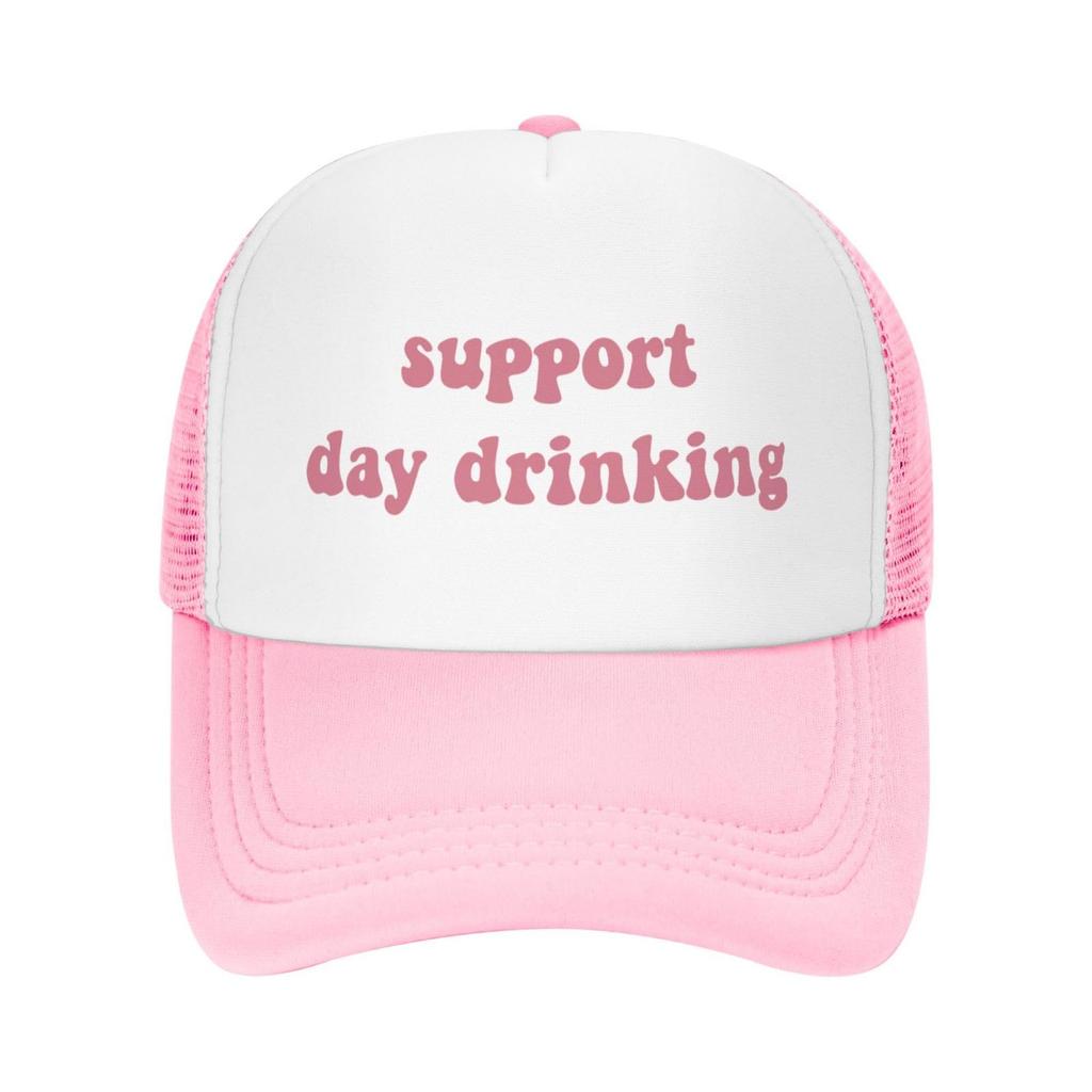 Beer Never Broke My Heart Trucker Hat Polyester Adjustable Snapback Casual Cap for Beer Lovers