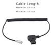 BMPCC To 4K Power Cable for Blackmagic Pocket Cinema Camera 4K with Gold Mount and Length D-Tap V-Mount, 18" - 59"