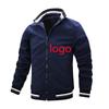 High-Quality Men's Baseball Collar Jacket with Logo Print for Spring and Autumn