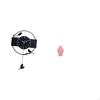 Minimalist Bird Wall Clock And Ceramic Ginger Jar Porcelain Decorative Vase Ornament for Study