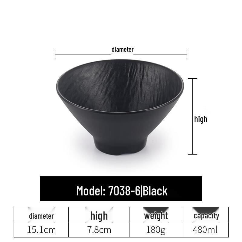 

Japanese Style Melamine Salad & Noodle Bowl