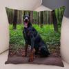 Doberman Pinscher Cushion Cover Both Sided Print Decor Pet Dog Animal Pillow Case for Car Sofa Home Soft Plush Throw Pillowcase
