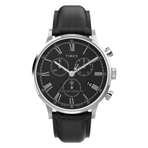 

Timex Waterbury Classic Chrono 40mm Men s Watch, Black, TW2U88300VQ