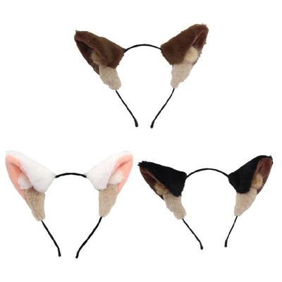 Adorkable Headband Cartoon Puppy Hair Hoop Eye-catching Headpiece Headwear for Halloween Cosplay Role Play