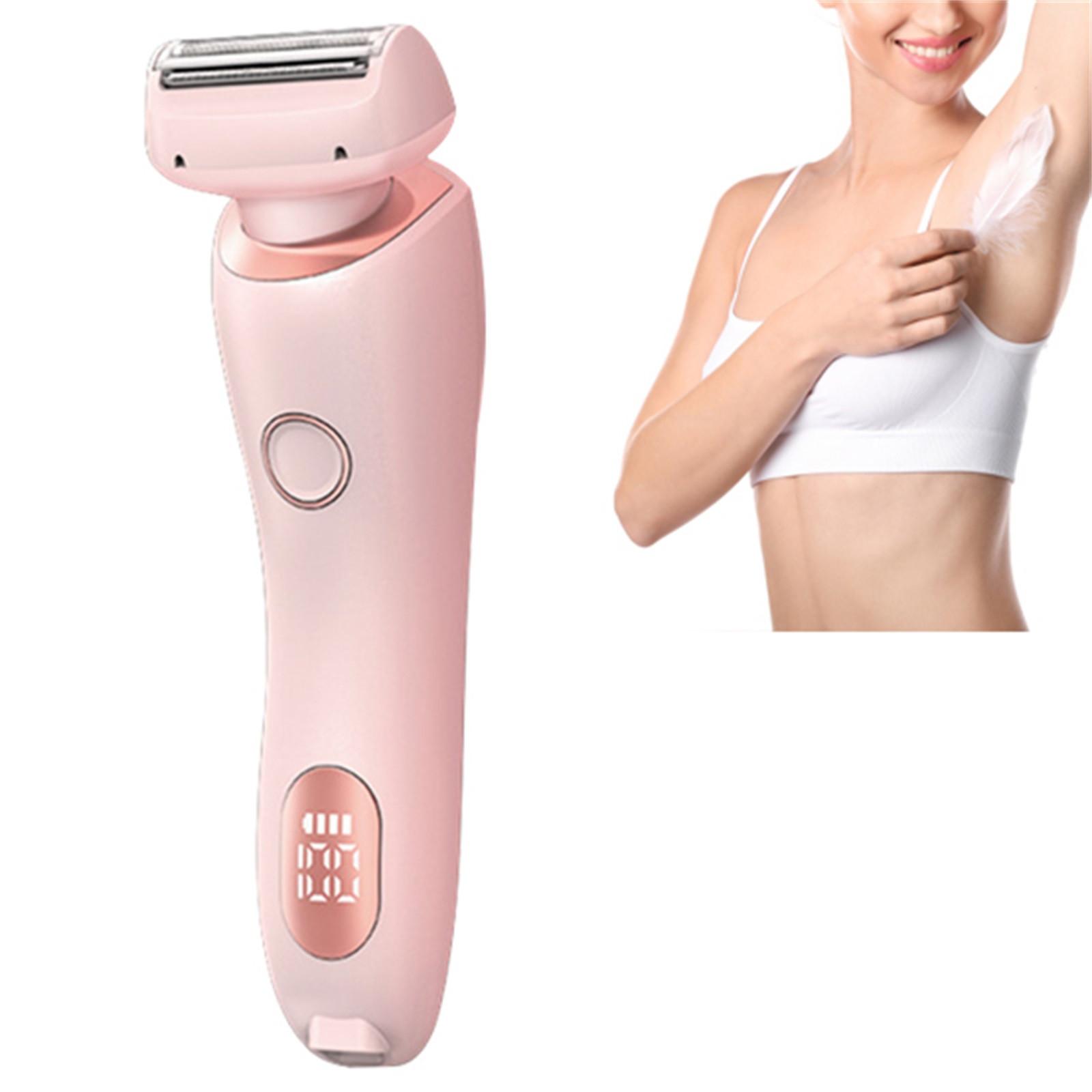 

Электрический эпилятор для лица и тела, зарядка USB для женщин, гладкая шелковистая One Size розовый