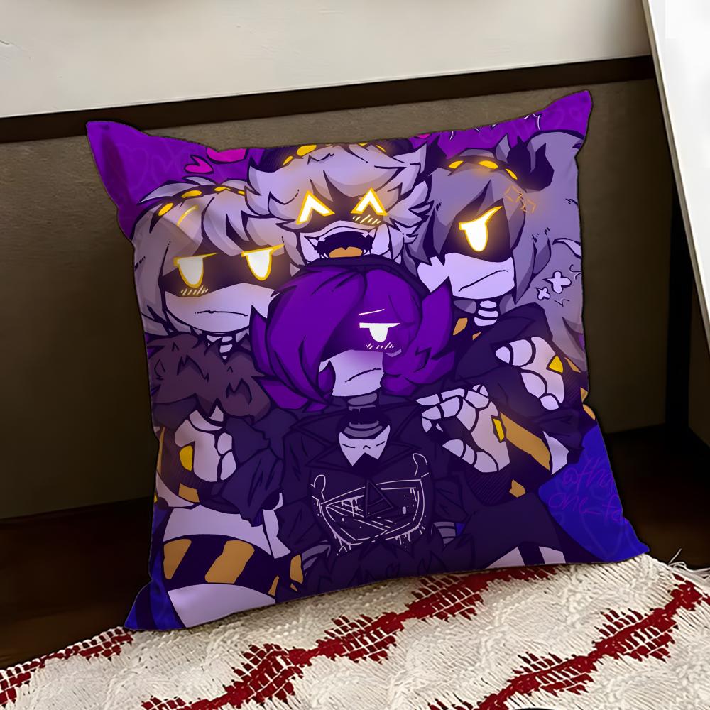 

MMurder DronesS Cushion Cover Reversible Soft Durable Pillow Cover Home Car MultiScene Use for Daily Comfort 30X30cm