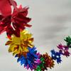 6pcs Foil Christmas Streamer Decorations, Christmas Ceiling Decorations Indoor for Xmas Party, Christmas Colorful Garland Swirls