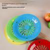 12 Piezas Soportes para Platos de Papel de 10 Pulgadas Dispensador Redondo de Plástico Reutilizable para Platos de Papel con Ranuras de Encaje 5 Colores Brillantes para Fiesta