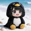 Squeaky Penguin Plush Toy with Soft PP Cotton Cuddle Buddy for Kids Adults Birthday Gift Bedroom Decor Adorable Stuffed Animal for Home Office Travel