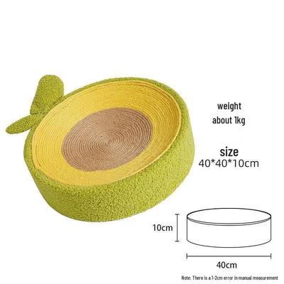 Yun Xiao Shi Avocado Sisal Cat Scratcher Bed